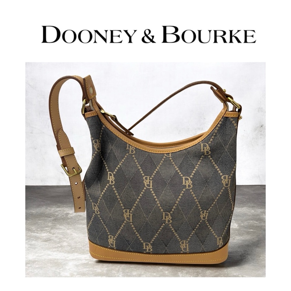 💙 Y2K Vintage Authentic Dooney & Bourke Hobo/Bucket Purse - Excellent Condition!